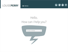 Tablet Screenshot of louiseperry.com